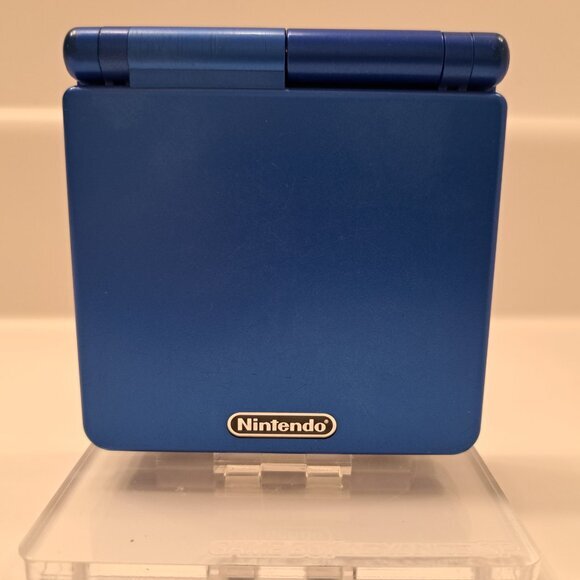 Rare Blue Gameboy Advance SP 100% GENUINE Rockman (Japanese Megaman) #2 - Picture 3 of 8